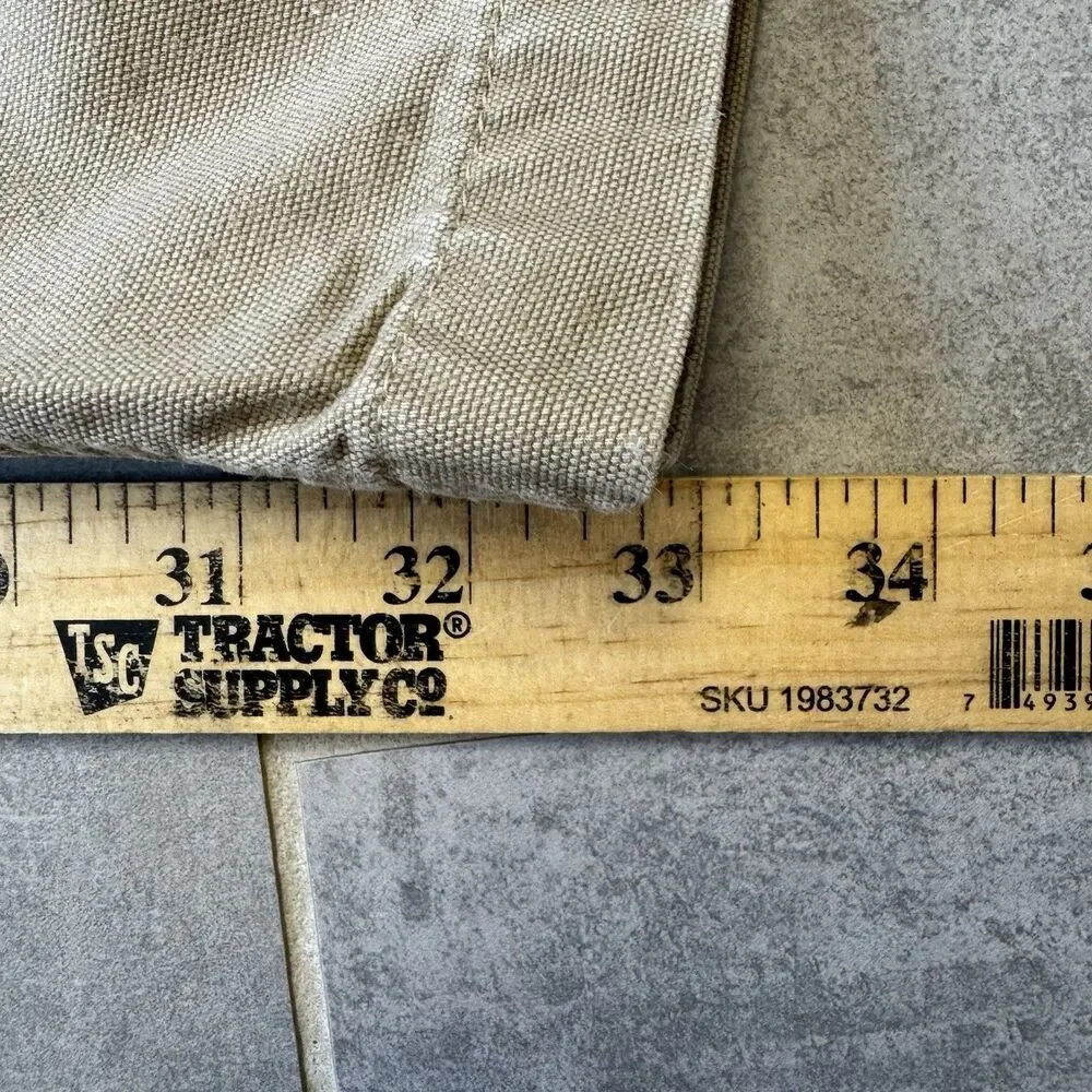 Carhartt B11 Brown Duck Carpenter Work Pants Mens 40x34 Loose Original Fit